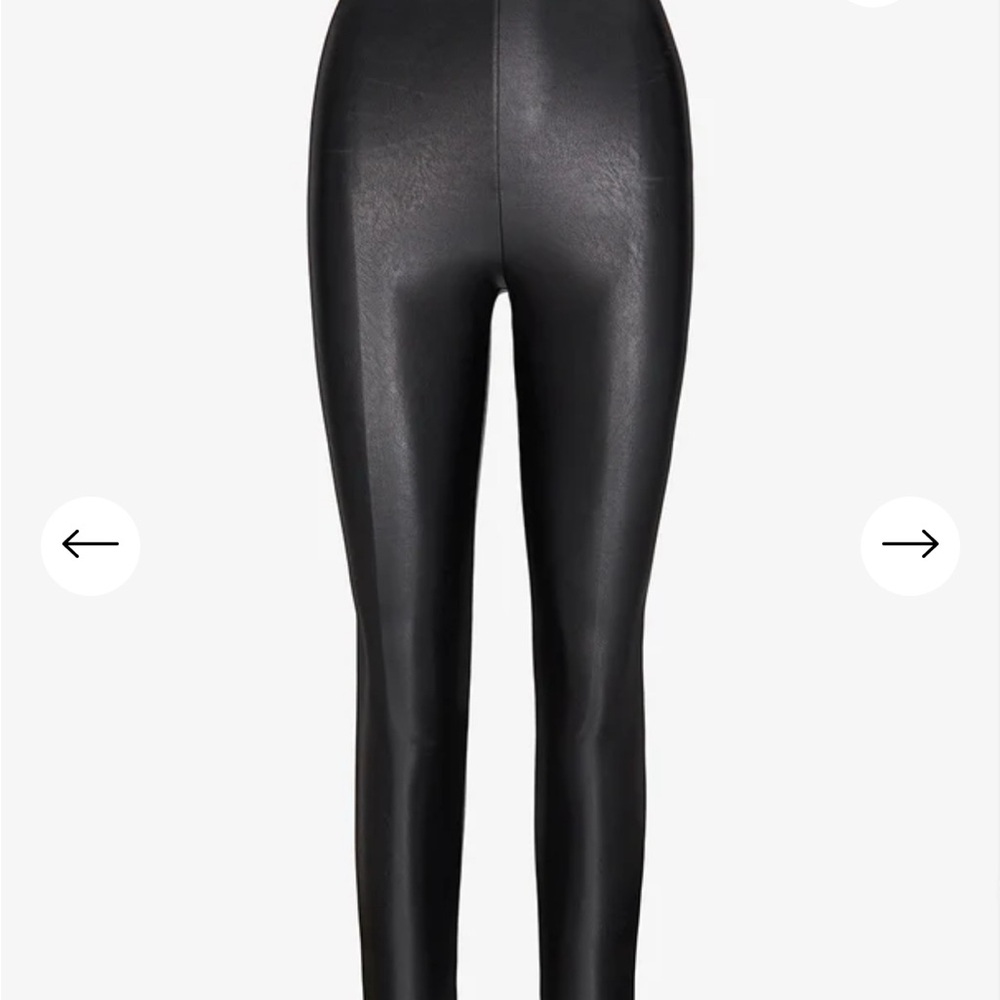 Commando Black Faux Leather Leggings